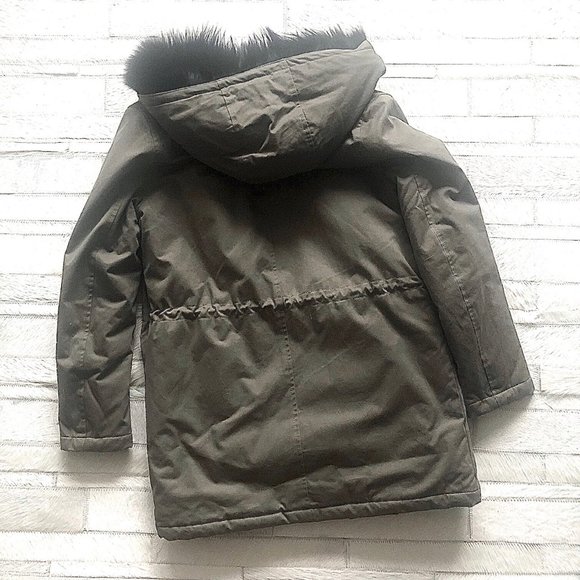 NWT The Kooples Faux Fur Lined Hooded Parka - Picture 6 of 10